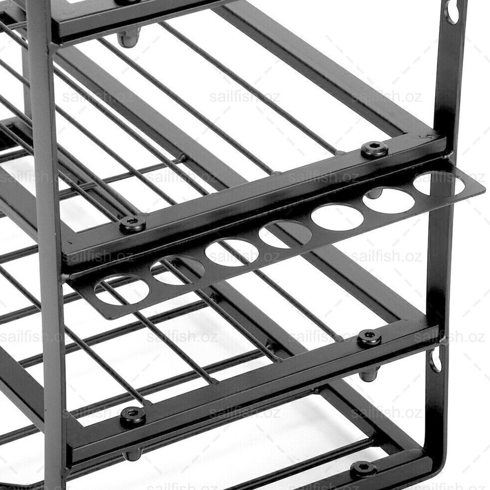 4-Layer Heavy Duty Drill Holder Wall Mount Tool Rack Organizer, 20 x 15 x 25 cm - SuperSaverAU - view 5