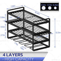 4-Layer Heavy Duty Drill Holder Wall Mount Tool Rack Organizer, 20 x 15 x 25 cm - SuperSaverAU - view 6