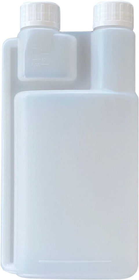 Premium 10-Pack 500ml Plastic Twin Chamber Bottles with Tamper-Evident Caps