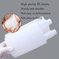 Premium 10-Pack 500ml Plastic Twin Chamber Bottles with Tamper-Evident Caps