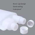 Premium 10-Pack 500ml Plastic Twin Chamber Bottles with Tamper-Evident Caps