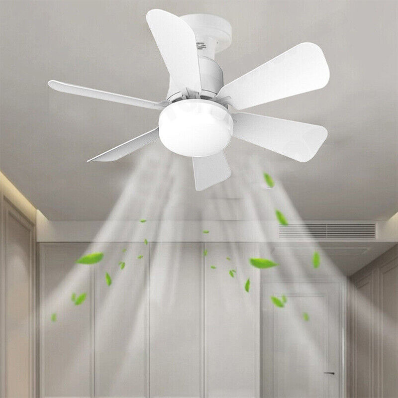 16.5 Inch Ceiling Fan with LED Light and Remote Control