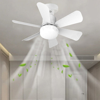 16.5 Inch Ceiling Fan with LED Light and Remote Control