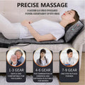 Premium Electric Full Body Heated Massage Mat 10 Motors 45cm Width