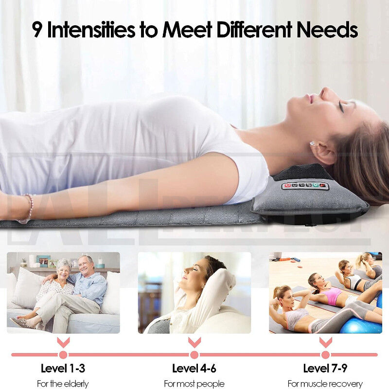 Premium Electric Full Body Heated Massage Mat 10 Motors 45cm Width