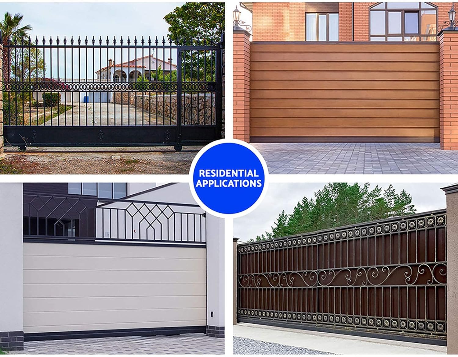 Electric Sliding Gate Opener 550W 0.74HP for 2m Gates w/ 6 Remotes & App Control - SuperSaverAU - view 5