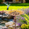 Solar Bird Bath Feeder Fountain, 20x15x25 cm, Attracts Hummingbirds, Durable Design - SuperSaverAU - view 1