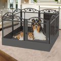 XL Metal Dog Playpen Indoor Fence 20x15x25 cm with Waterproof Pad, 2 kg - SuperSaverAU - view 3