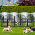 XL Metal Dog Playpen Indoor Fence 20x15x25 cm with Waterproof Pad, 2 kg - SuperSaverAU - view 4