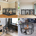 XL Metal Dog Playpen Indoor Fence 20x15x25 cm with Waterproof Pad, 2 kg - SuperSaverAU - view 6