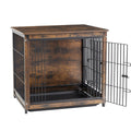 Medium Wooden Dog Crate Kennel 80.5x59x70cm Dual-Purpose End Table Nightstand - SuperSaverAU - view 3