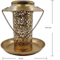 Premium Solar Hanging Bird Seed Feeder – with LED Light