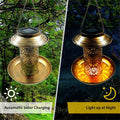 Premium Solar Hanging Bird Seed Feeder – with LED Light