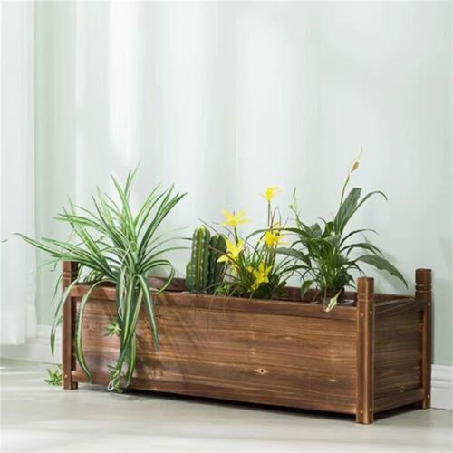 Medium Raised Garden Bed 60x30x33cm Wooden Planter Box - Durable Pine, Easy Assembly - SuperSaverAU - view 1