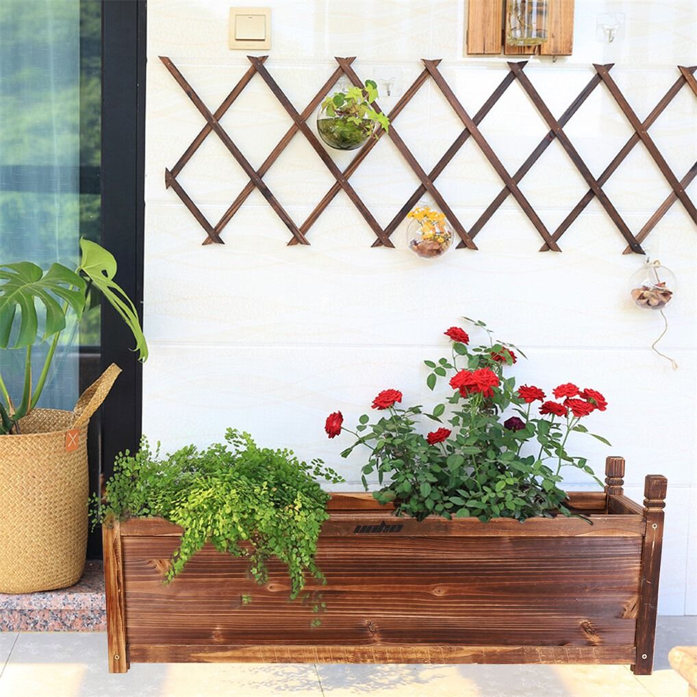 Medium Raised Garden Bed 60x30x33cm Wooden Planter Box - Durable Pine, Easy Assembly - SuperSaverAU - view 6