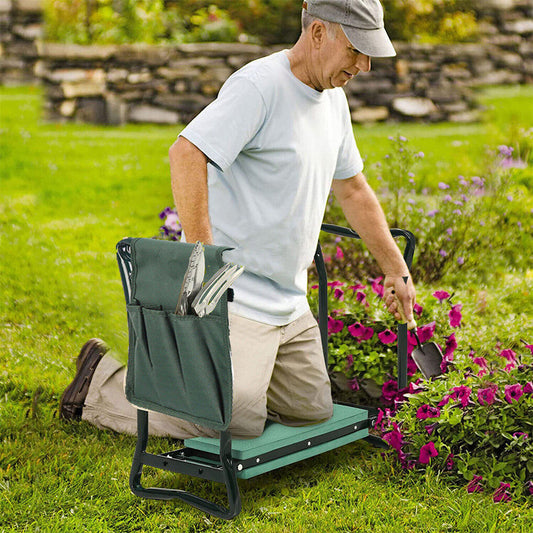 XXL Garden Kneeler Seat Stool - 150kg Load Capacity