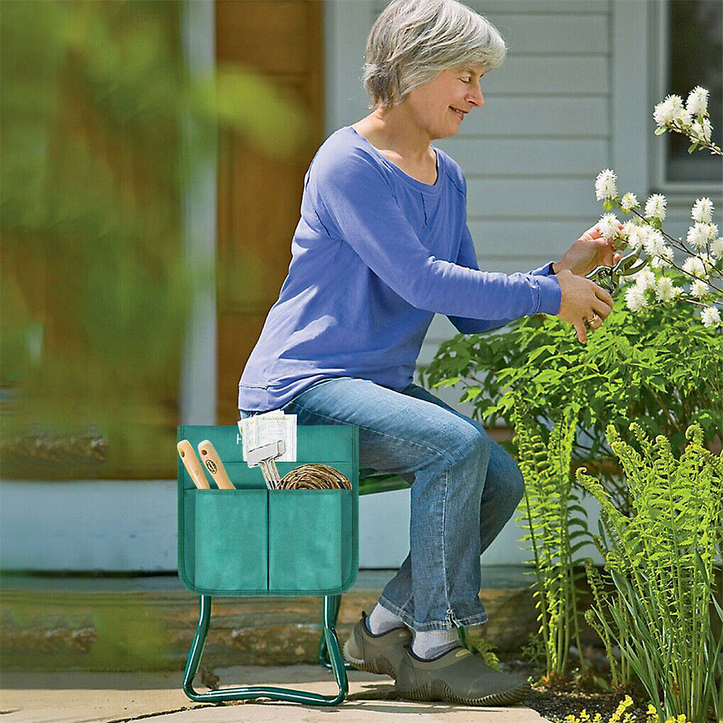 XXL Garden Kneeler Seat Stool - 150kg Load Capacity