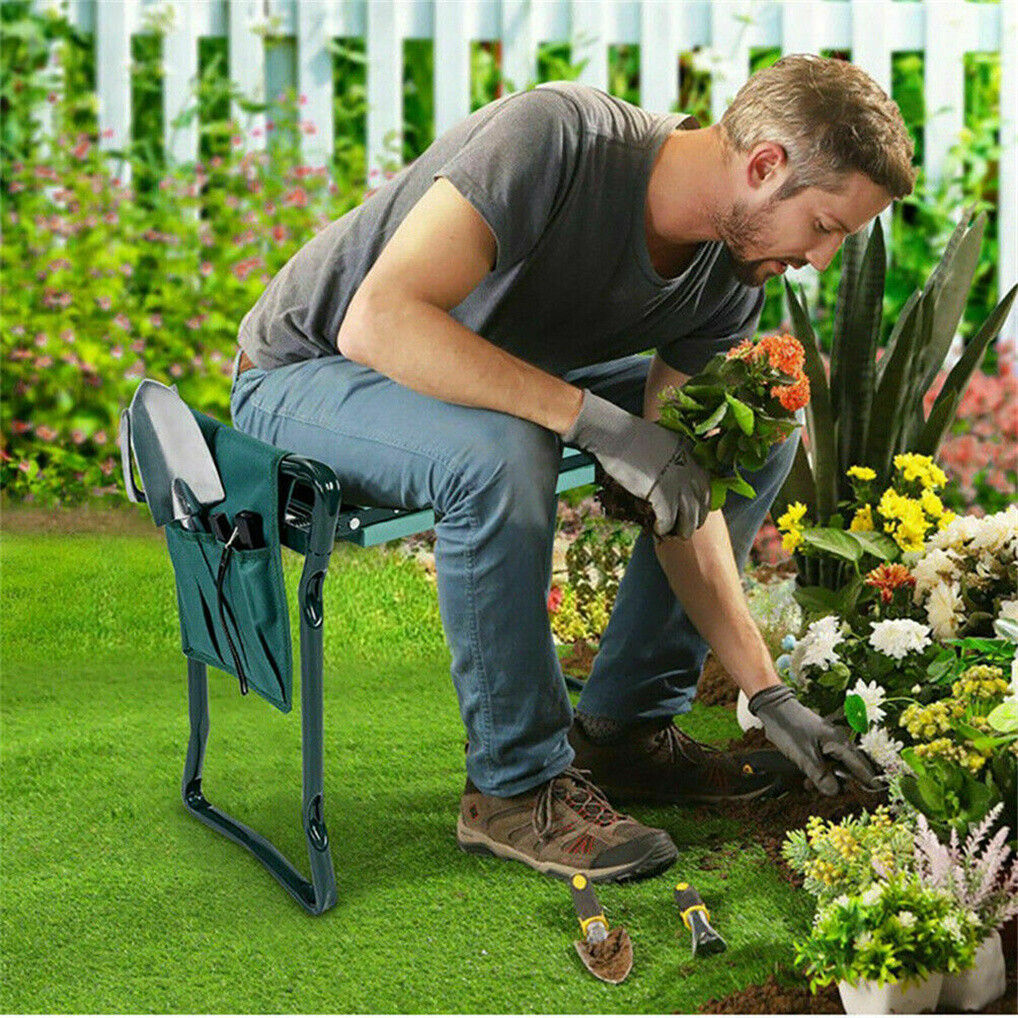 XXL Garden Kneeler Seat Stool - 150kg Load Capacity