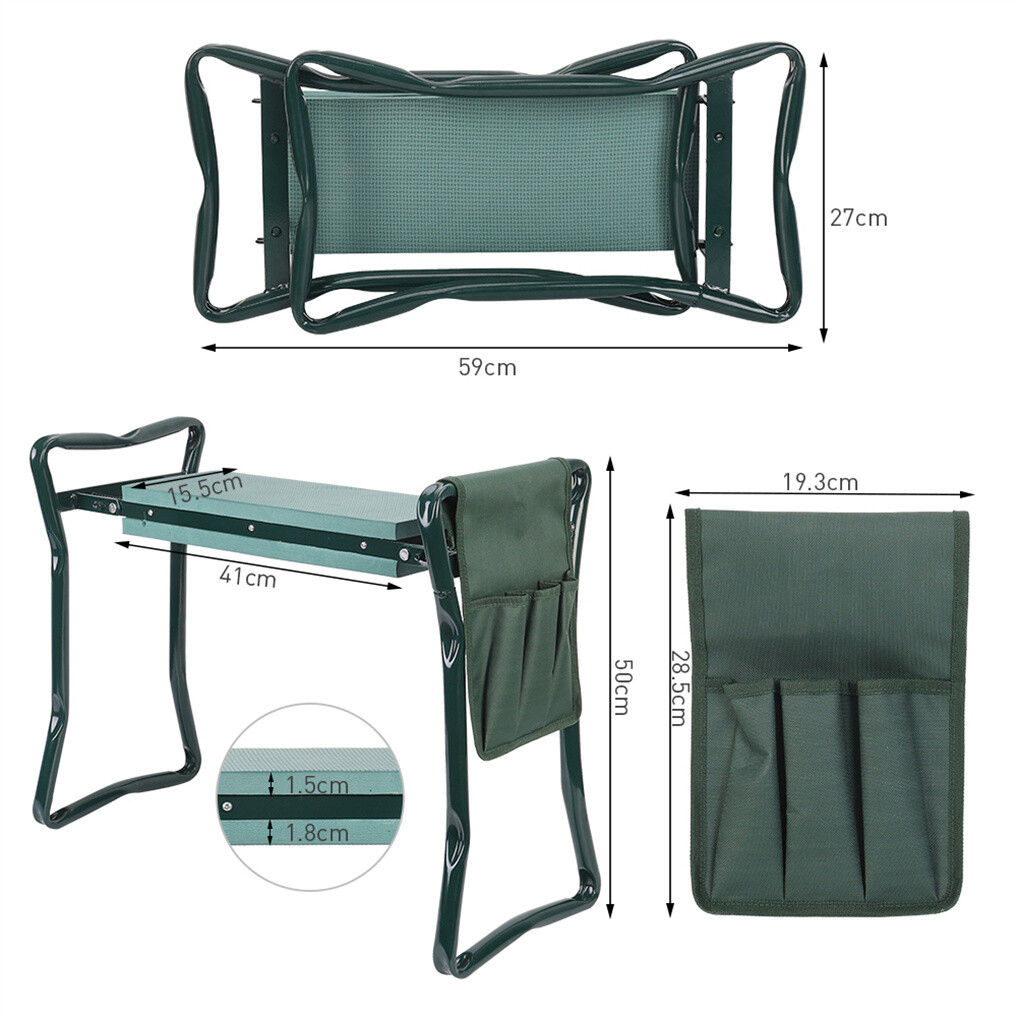 XXL Garden Kneeler Seat Stool - 150kg Load Capacity - SuperSaverAU - view 4