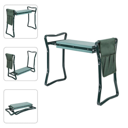 XXL Garden Kneeler Seat Stool - 150kg Load Capacity