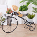 Iron Tricycle Plant Stand Pot Holder, 20x15x25 cm, Sturdy Iron, Elegant Design - SuperSaverAU - view 3