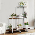 Plant Stand with Wheels, 3-Tier Indoor Outdoor Flower Rack, 20x15x25 cm - SuperSaverAU - view 2