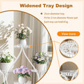 Movable Metal Plant Stand Garden Cart 20x15x25 cm, 6 Tiers, Lockable Wheels - SuperSaverAU - view 6
