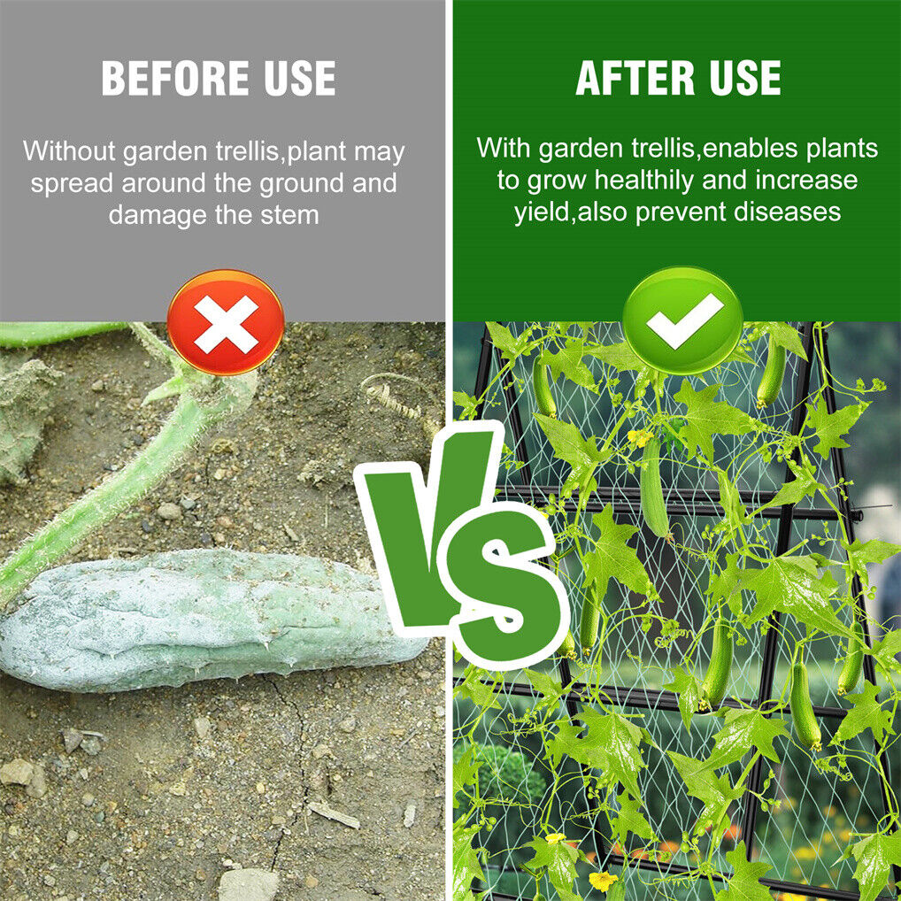 XL Heavy Duty Garden Trellis for Climbing Plants 20x15x25 cm, Weather-Resistant