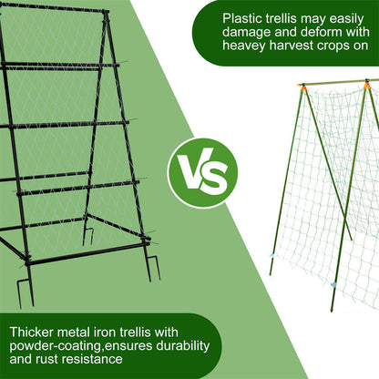 XL Heavy Duty Garden Trellis for Climbing Plants 20x15x25 cm, Weather-Resistant