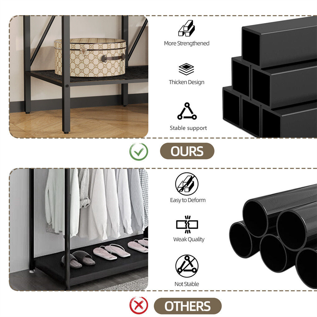 XXL Heavy Duty Wardrobe Closet - Dust-proof, Shelves & Drawers, 20x15x25 cm - SuperSaverAU - view 8
