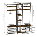 Corner Coat Stand with Shoe Bench Organizer - SuperSaverAU - view 6