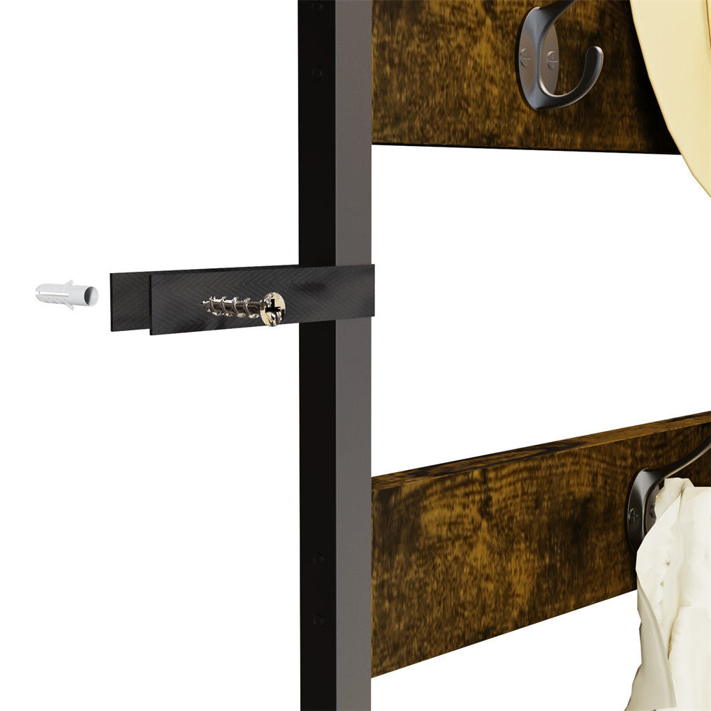 Corner Coat Stand with Shoe Bench Organizer - SuperSaverAU - view 7