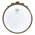 Baroque Antique Round Mirror 70x74.5 cm - Frameless, 3D Embossed Design - SuperSaverAU - view 4