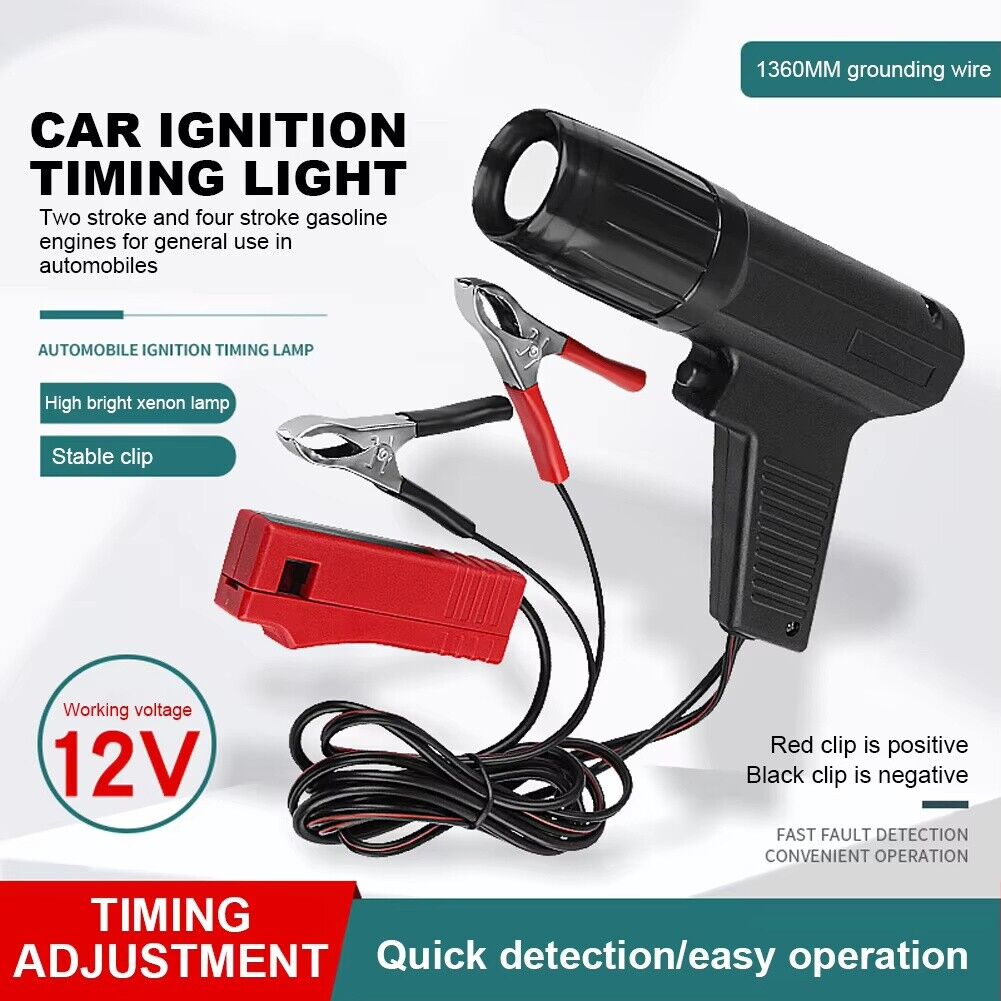 Premium Universal 12V Ignition Timing Light Strobe Lamp
