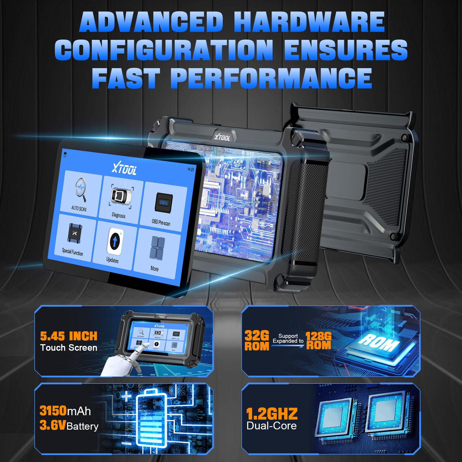 Premium 2025 D5 OBD2 Scanner ABS SRS Engine Diagnostic Tool