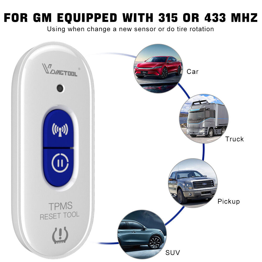 Premium TP508 TPMS Relearn Tool for GM Tyre Pressure Reset