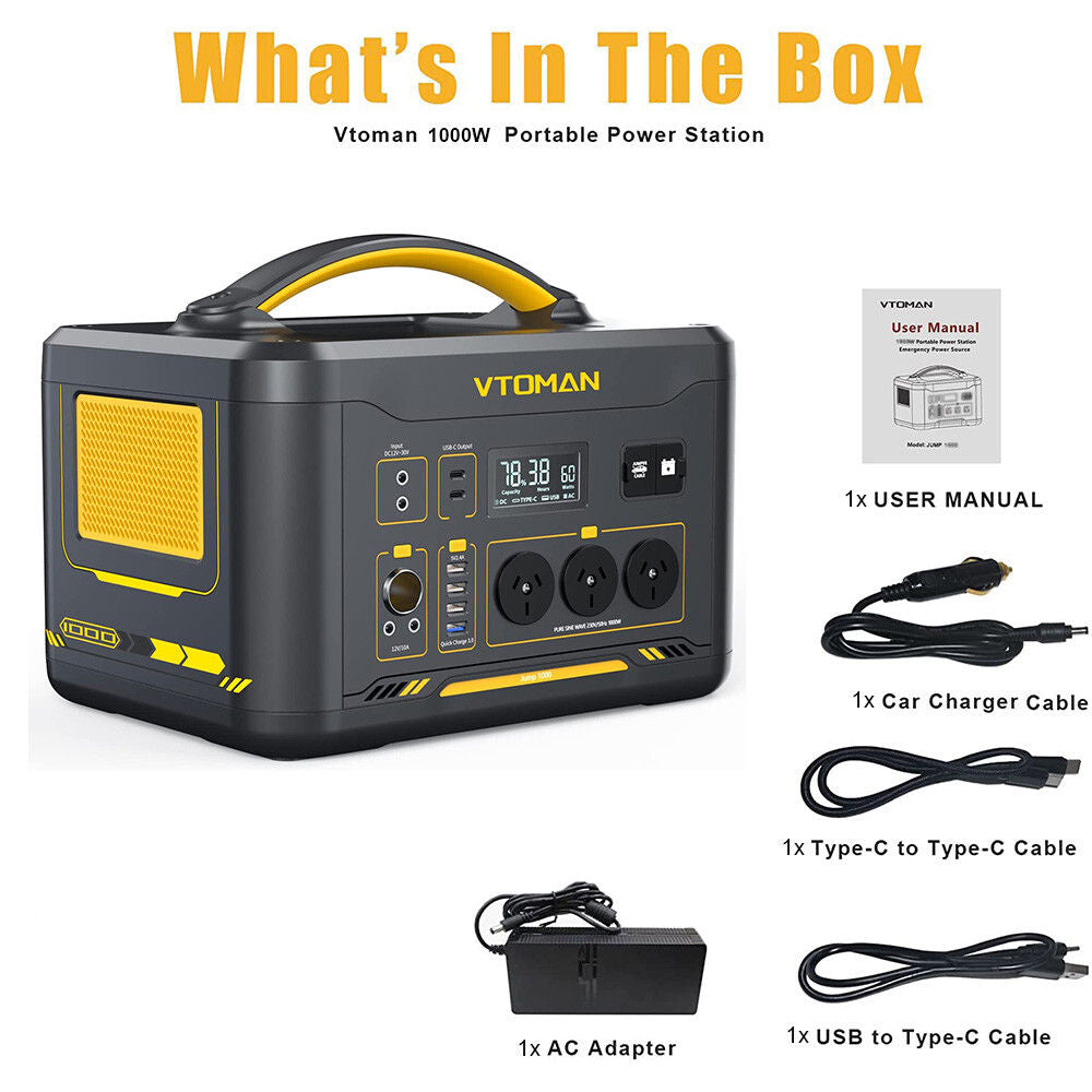 1000W Solar Generator 1408Wh Portable Power Station, Expandable, Safe & Reliable - SuperSaverAU - view 9