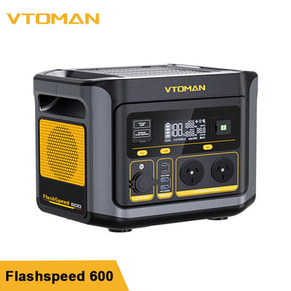 FlashSpeed 600W Portable Power Station Generator - 499Wh