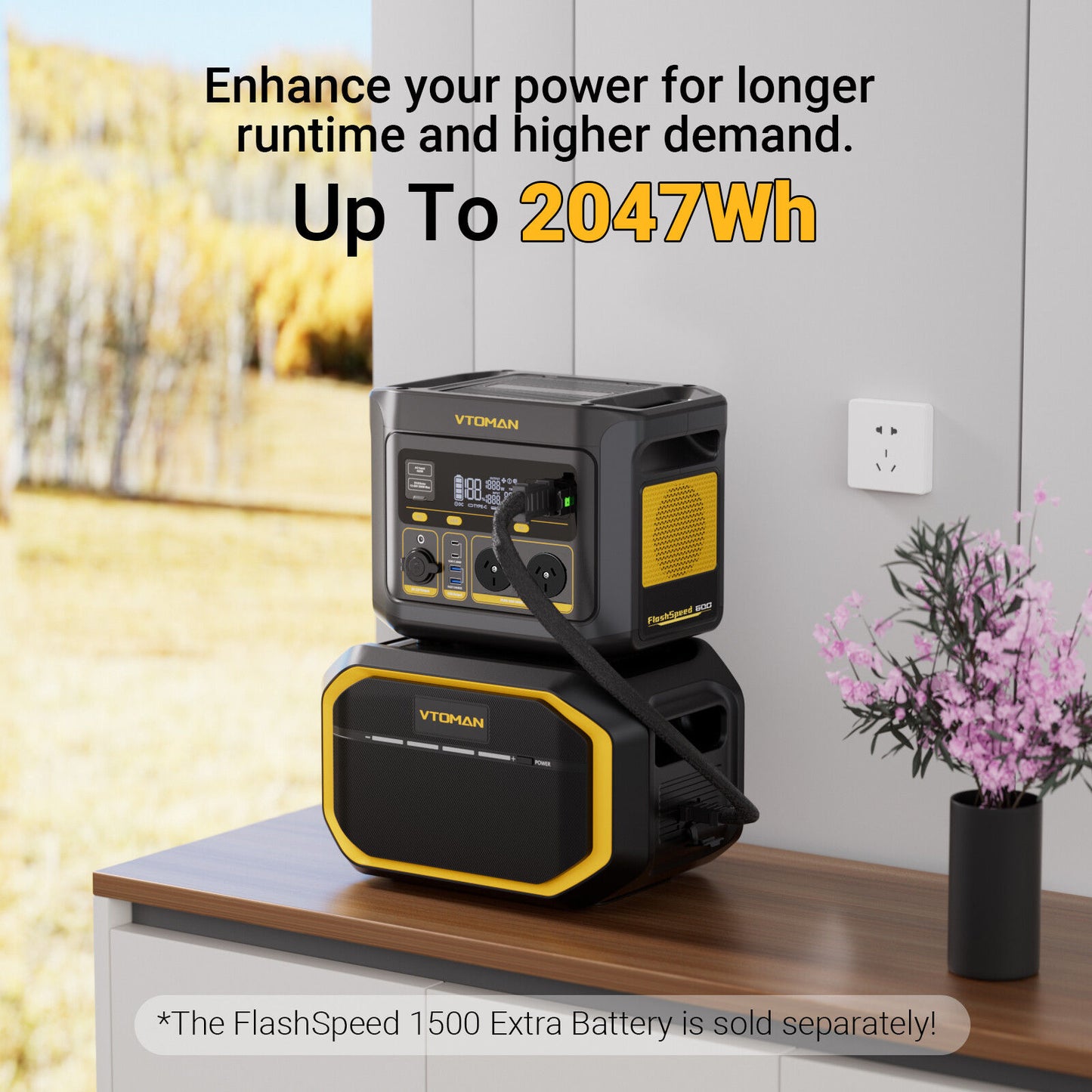 FlashSpeed 600W Portable Power Station Generator - 499Wh