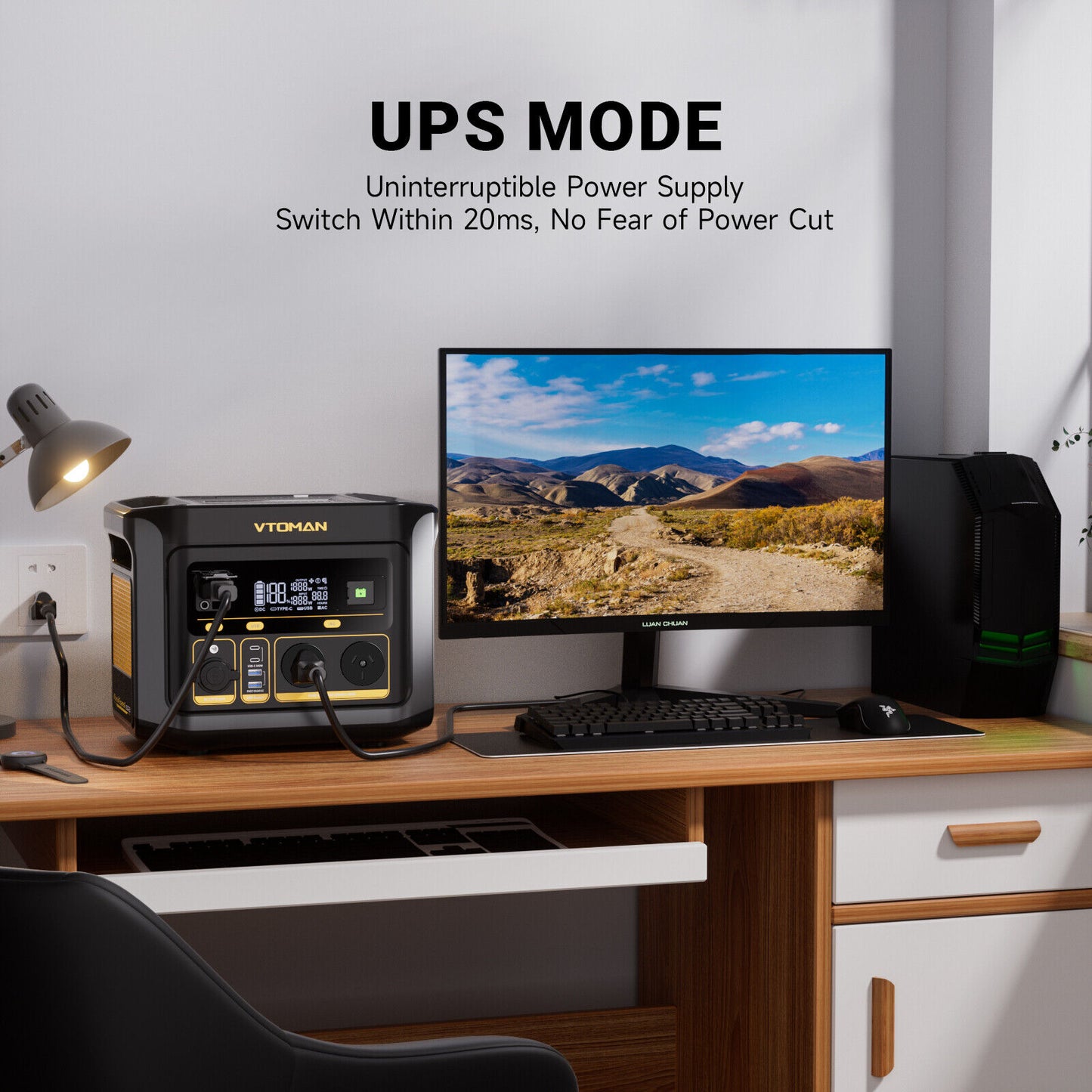 FlashSpeed 600W Portable Power Station Generator - 499Wh