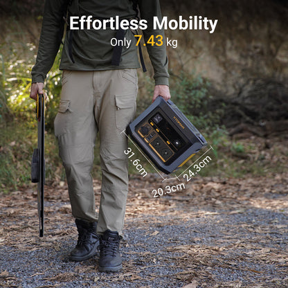 FlashSpeed 600W Portable Power Station Generator - 499Wh