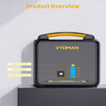 Premium 640Wh LiFePO4 Solar Expansion Battery with BMS for Jump 600X