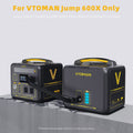 Premium 640Wh LiFePO4 Solar Expansion Battery with BMS for Jump 600X