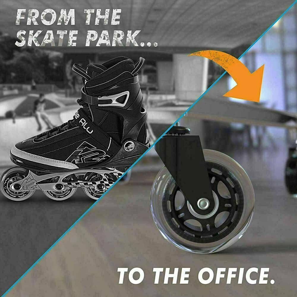 3 Pack Rollerblade Chair Wheels - 7/16 Stem for All Floors - SuperSaverAU - view 3