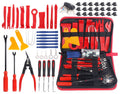 Premium 65 Piece Car Trim Removal Tool Set with Pry Bar Kit