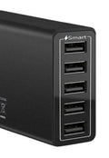 Premium 40W 5 Port USB Wall Charger Fast AC Travel Adapter