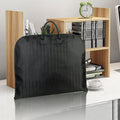 Black Men Suit Cover Zippered Dustproof Garment Bag 20x15x25 cm, Waterproof, Spacious - SuperSaverAU - view 2