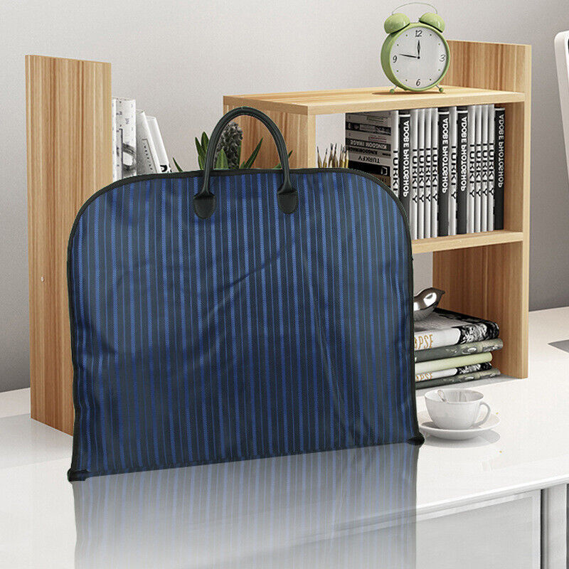Blue Men Suit Garment Bag 20x15x25 cm Waterproof Dustproof Travel Organizer - SuperSaverAU - view 2