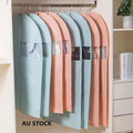 Pink Garment Bag - Dustproof Dress Suit Cover 60x100cm - SuperSaverAU - view 2