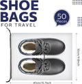 10PCS Travel Shoe Bags - Portable Drawstring Dust Organizer - SuperSaverAU - view 2
